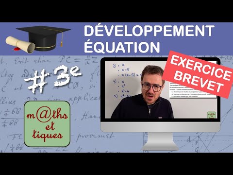 Prépare ton BREVET : Développement - Équation