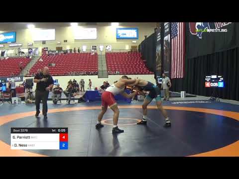 2018 Marine Corps US Open/Senior Men's Freestyle 70 Con 4 - Griffin Parriott (BRTC) Vs. Dylan Ness