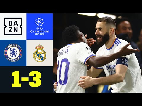 Und immer wieder Benzema: FC Chelsea – Real Madrid 1:3 | UEFA Champions League | DAZN Highlights