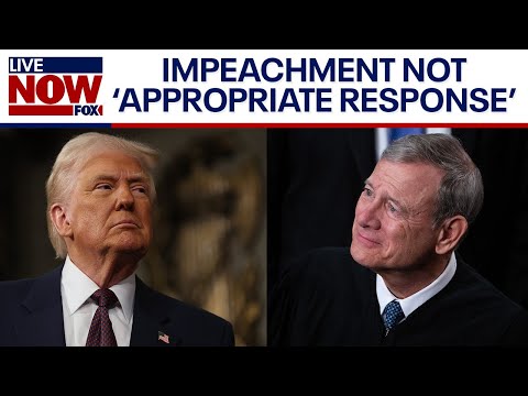 Video | Chief justice rejects Trump's call to impeach judge over deportation ruling | LiveNOW from FOX