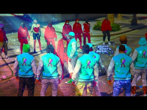 GTA 5 ONLINE -  KSG VS BLOODS #1🔥🔥🔥🔥