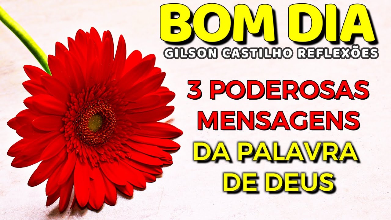 3 PODEROSAS MENSAGENS DE BOM DIA - PALAVRA DE DEUS ! BOM DIA