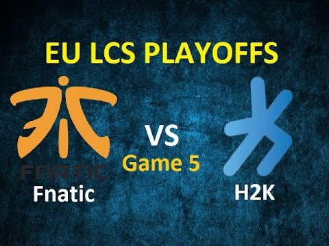 H2K vs Fnatic Highlights Game 5 Spring Split Finals 3rd Place Playoffs 2016 EU LCS | H2K vs FNC G5
