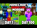 100 Days - MODDED 1.17 Hardcore Minecraft...