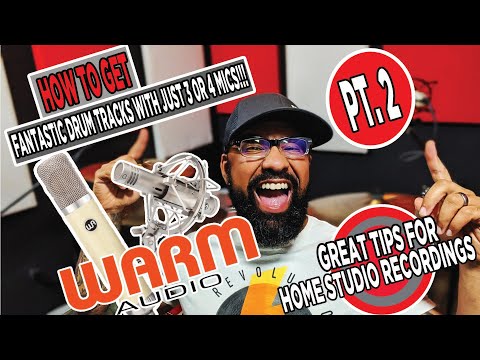 Home Studio/How To Record Drums With Minimal Mics Or Inputs With Warm Audio Mics