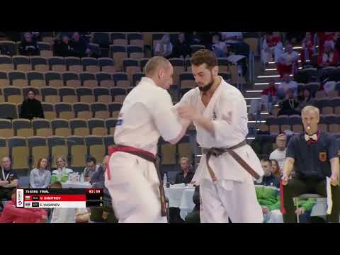 Salahat Hasanov (AZE) vs Valeri Dimitrov (BUL) final. 75-85KG. Kyokushin Karate 2023