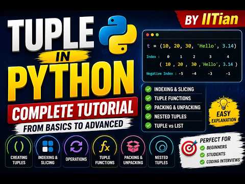 Learn Tuple In Python Complete Python Tuple Tutorial For Beginners Hindi English Cbse