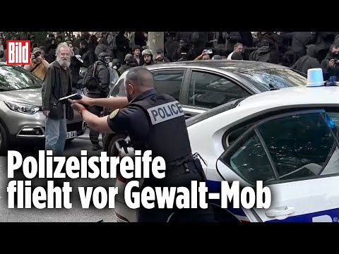 Gewaltausbruch gegen Pariser Polizei: Randale außer Kontrolle | Frankenreich