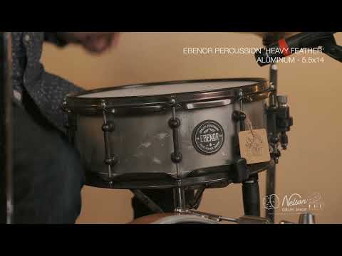 Ebenor Percussion Heavy Feather Aluminum - 5.5x14