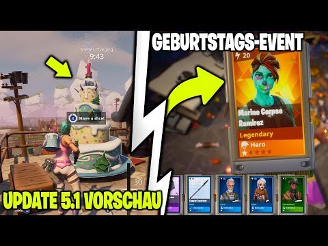 💥 UPDATE 5.1 VORSCHAU | GEBURTSTAGS-EVENT | BRU-TAL STORY | FORTNITE: RETTE DIE WELT