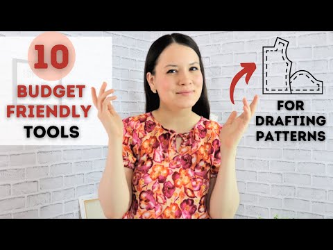 What do you need to draft patterns? Here are 10 BUDGET friendly tools to get YOU started!