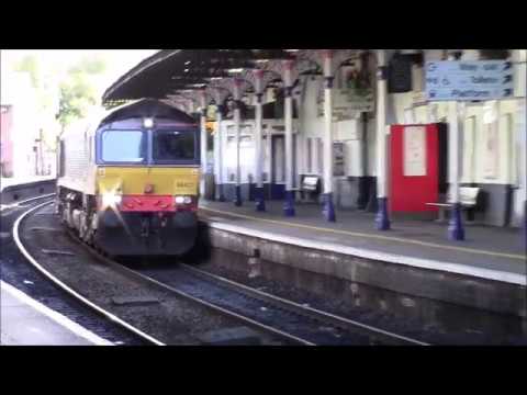 66427 wide through Cheltenham Spa with 4M36 23.8.15