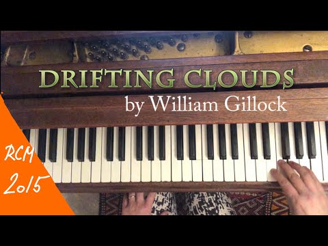 Drifting Clouds by William Gillock. RCM 1 Piano Etudes, 2015 Edition