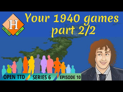 Your 1940 Games Part 2/2 - 🚂 OpenTTD 🚄 UK Quad Challange Lets Play S6 E10
