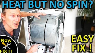 Dryer Heating but Not Spinning? Here's How to Fix It - Easy!