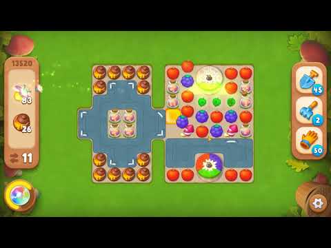 Gardenscapes level 13520 Gameplay #Bubunka