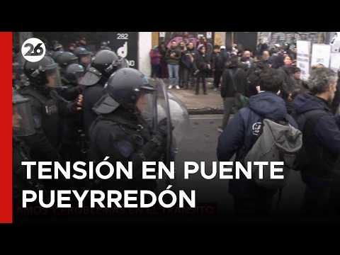 🇦🇷 VIVO – ARGENTINA | Tensión en Puente Pueyrredón por una nueva protesta