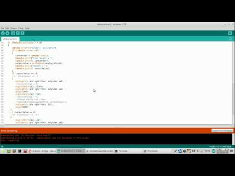 Arduino Yun episode 12 : Console, switch, wire, code & electronics
