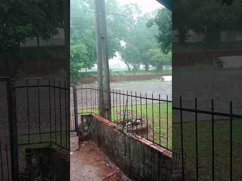 Forte chuva nesse exato momento aqui em Panambi Rio grande do Sul #chuva #deusnocomando #fe