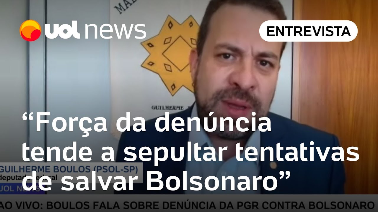 Bolsonaro denunciado: Boulos diz que vai mobilizar ato pela prisão do ex-presidente e contra anistia