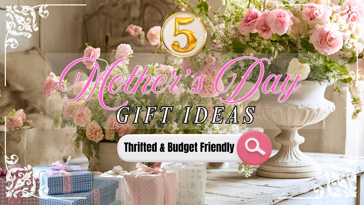 5 DIY Mother's Day Gift Ideas 🌷 Handmade & Thrifted 💝  Homemade Practical & Budget Friendly Gifts