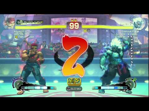 Albrecht-Durer_ [Evil Ryu] vs. snowfox435 [Oni] - PS3 SSF4 Arcade Edition