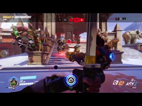 Overwatch: Genji Deflects Zarya Ultimate