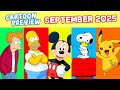 Every CARTOON MOVIE SERIES In SEPTEMBER 2025 Mickey Mouse Simpsons Futurama Pokémon Snoopy