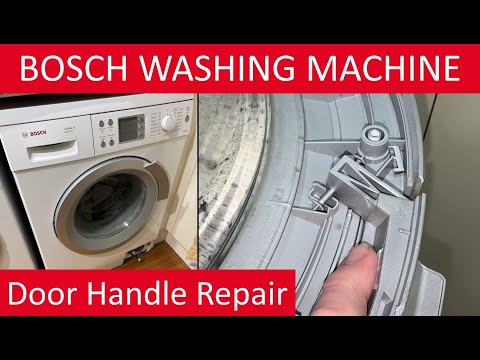 Bosch Washing Machine Door Handle Repair – $0 Fix (Logixx 8 DIY)