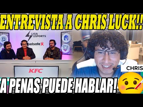 😍🔥CHRIS LUCK ENTREVISTA DESPUES DE GANAR 2 - 0 A INFAMOUS!!  | DOTA2