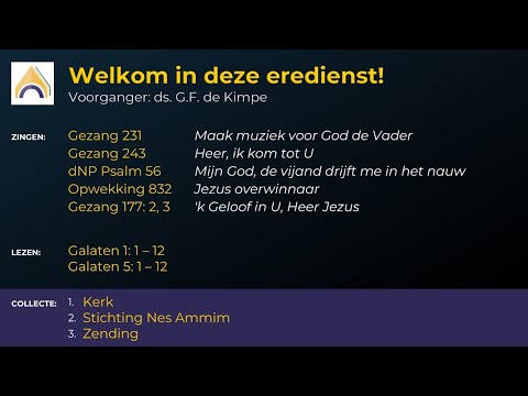 4 januari 2025 | ds G.F. de Kimpe | NGK Almkerk