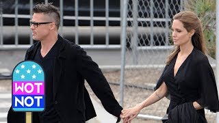 Brad Pitt & Angelina Jolie Pack On The PDA #th