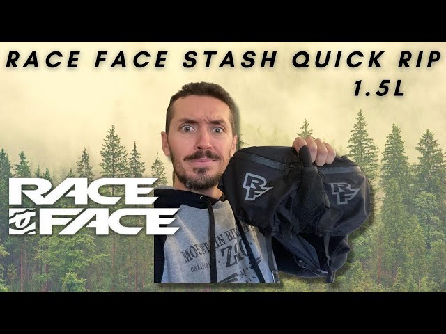 Видео о Сумка RaceFace Stash Quick 1.5L Rip Bag (Charcoal)