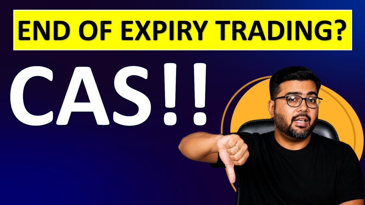 SEBI CAS: End of Expiry Trading?