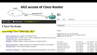 Access web console of cisco Router || GUI Access of Cisco Router || CLI vs GUI
