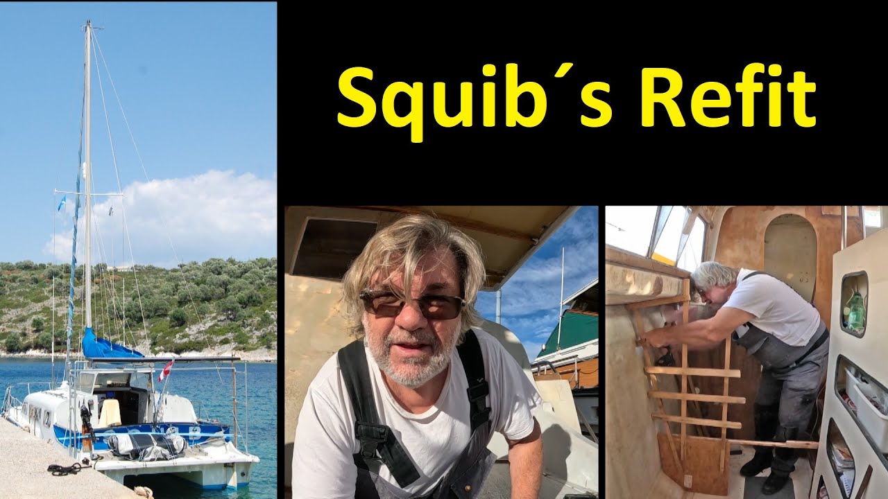 Squib's Refit - Installing two mini bulkheads in the starboard hull - Preparing the wall for painting /57