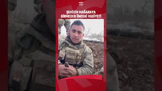 Gönüllü Girdiği Mağarada Şehit Oldu! "Bana Bir Şey Olursa..." #shorts