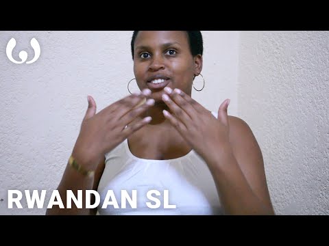 WIKITONGUES: Hirwa signing Rwandan Sign Language