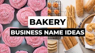 Baking Business Name Ideas