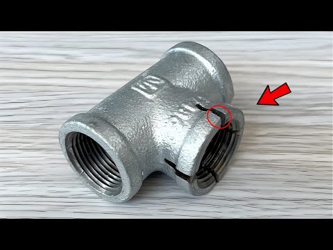 This is what a 50-year-old plumber taught me! How to connect a hose to a PVC pipe without threads.