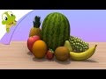 Learn Fruits In 3D Fruits And Their Names Learning Series