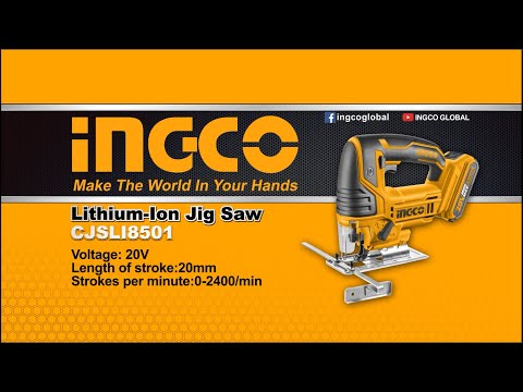 Features & Uses of Ingco Lithium-Ion Jig Saw 20v