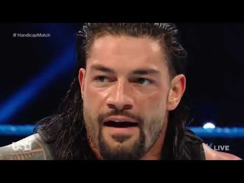Full Match SmackDown  Roman Reigns vs  B Team   Handicap Match Special Guest Referee, Elias