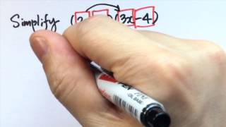 12.4i Simplify (2x-3)(3x-4)