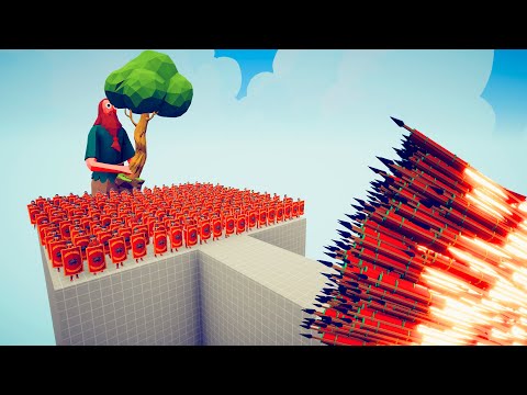 100x SHIELD BEARER + 3x TREE GIANT vs EVERY GOD - Totally Accurate Battle Simulator TABS