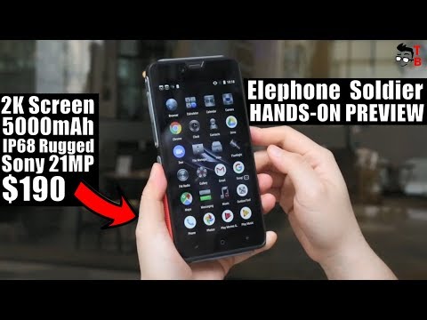 Elephone Soldier: This Phone Is Not Fake? Hands-on Preview