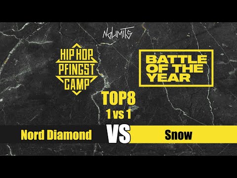 Nord Diamond vs Snow | 1vs1 TOP8 | BOTY CE x HIPHOP PFINGSTCAMP 2023