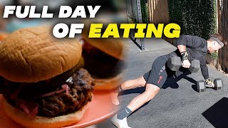 Full Day Of Eating High Carb Day | Backyard Functional Workout