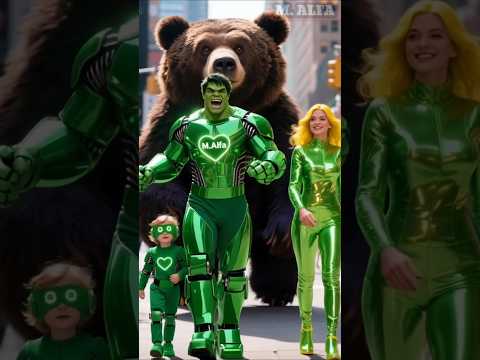 Hulk And Spiderman With Thier Family part3 #marveltoys #spiderman