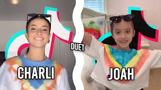 8 Year Old Does TikTok Duet With Charli D'Amelio 💜
